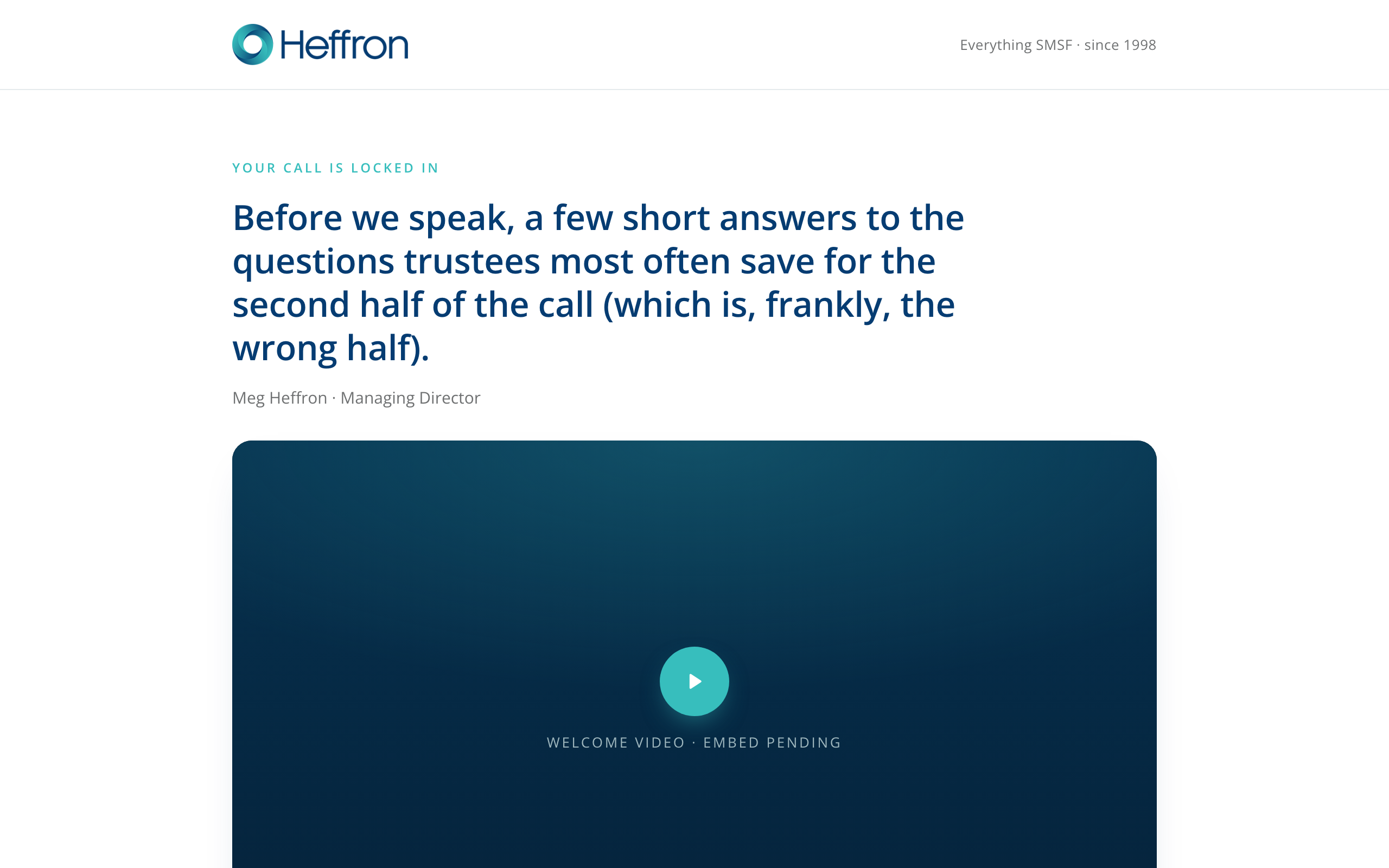 Confirmation page preview